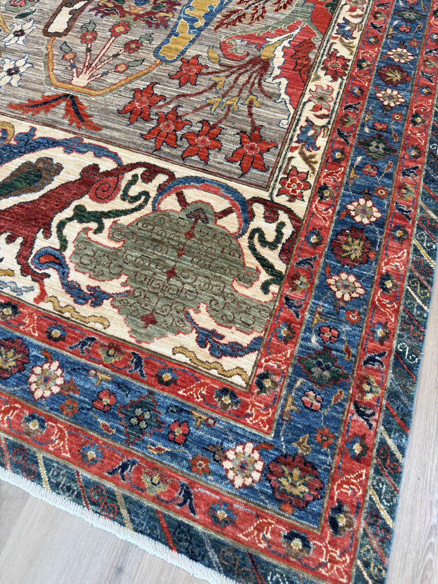 Transitional Bijar 9'1"x11'10"