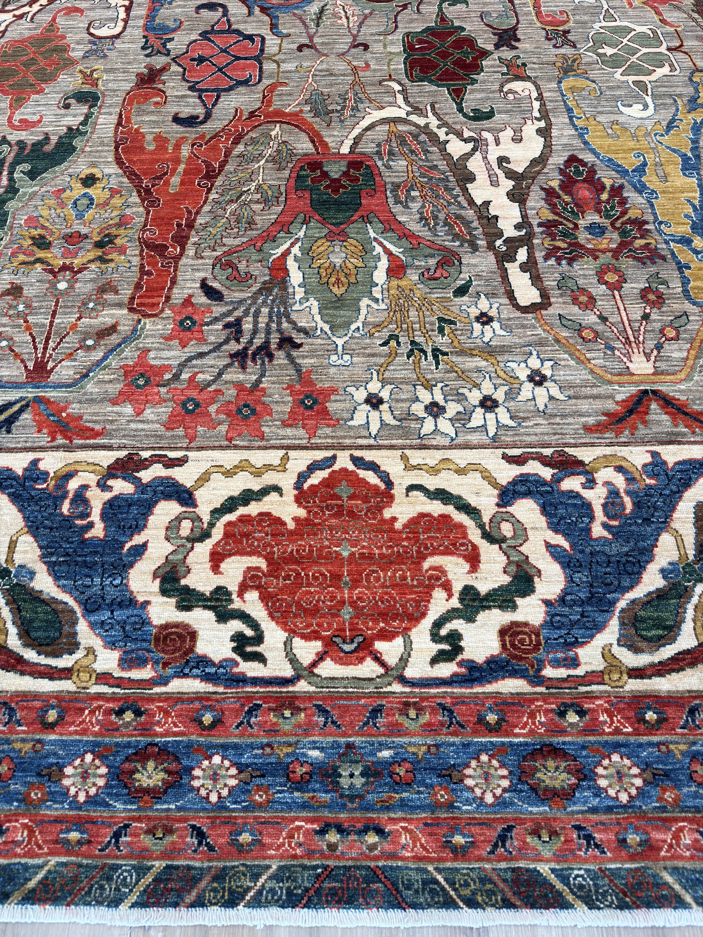 Transitional Bijar 9'1"x11'10"