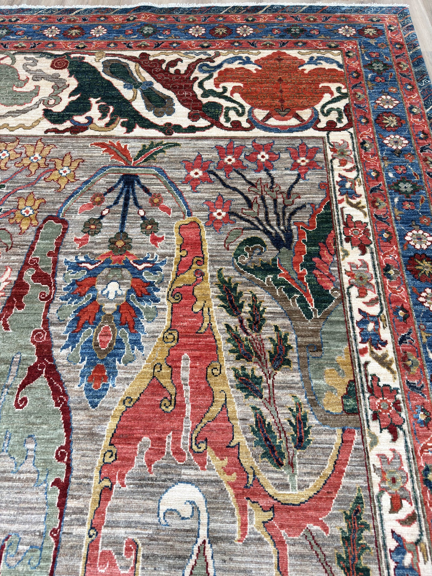 Transitional Bijar 9'1"x11'10"