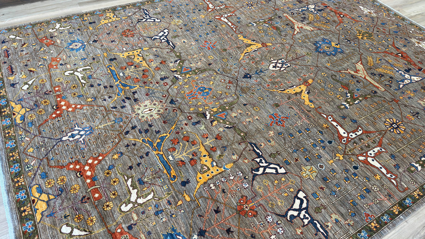 Transitional Bijar 8'11"x12'4"