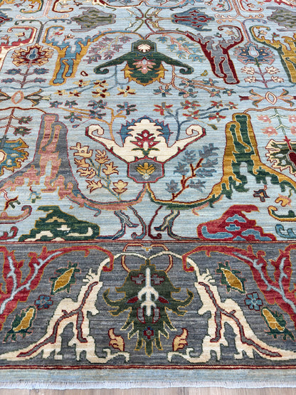 Transitional Bijar 9'1"x12'0"