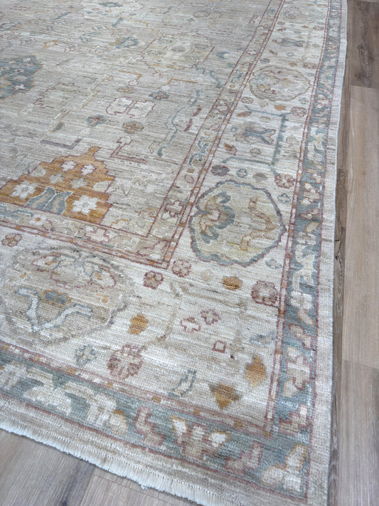 Floral Oushak 8'11"x11'11"