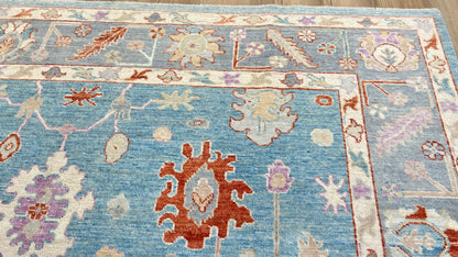 Floral Oushak 7'11"x9'8" Area Rug