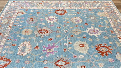 Floral Oushak 7'11"x9'8" Area Rug