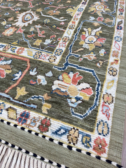 Moroccan Oushak 9'9"x12'8"