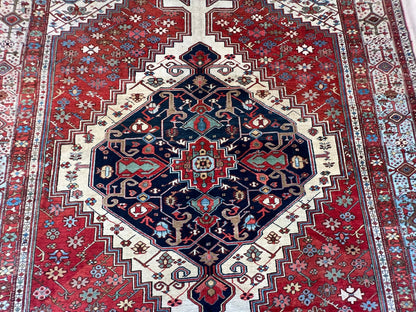 Antique Persian Serapi 10'8"x14'7" Area Rug