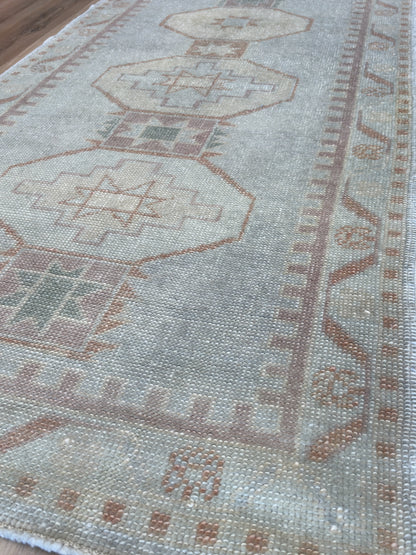 Turkish Oushak 3'1"x12'0"