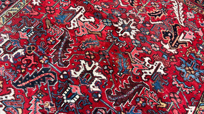 Antique Heriz 6'10"x8'6" Area Rug