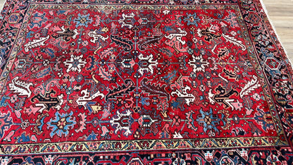 Antique Heriz 6'10"x8'6" Area Rug