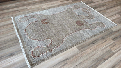 Vintage Look Tiger 5'1"x8'1"