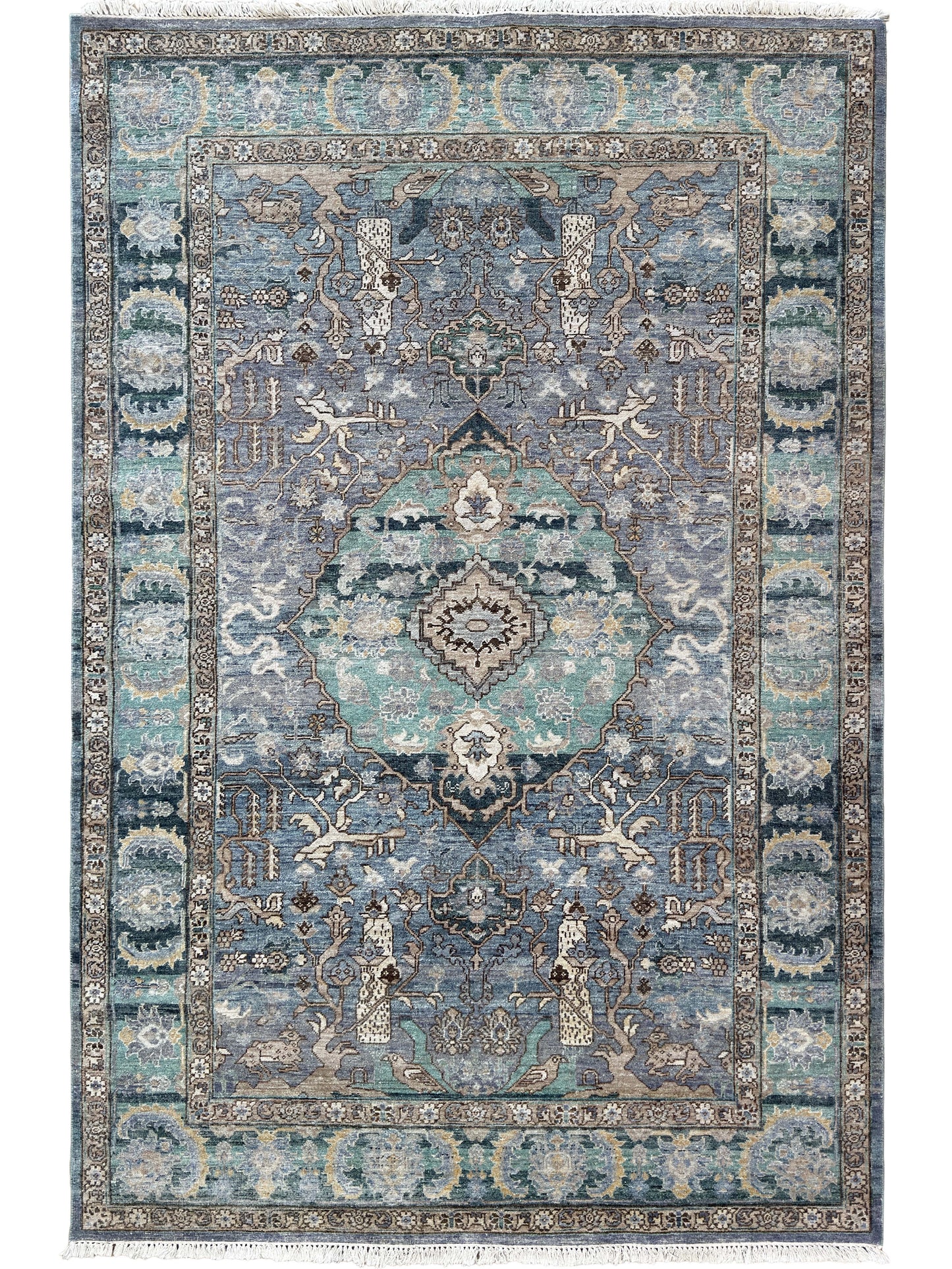 Vintage Look Tabriz 6'1"x9'0"