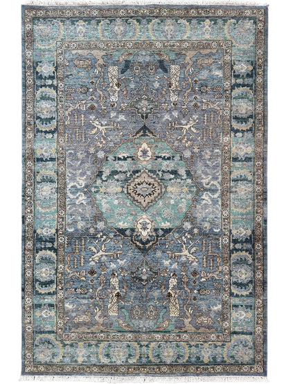 Vintage Look Tabriz 6'1"x9'0"