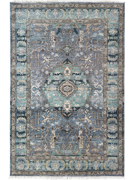 Vintage Look Tabriz 6'1"x9'0"
