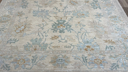 Floral Oushak 8'2"x9'7" - Wooden Looms Rug Gallery