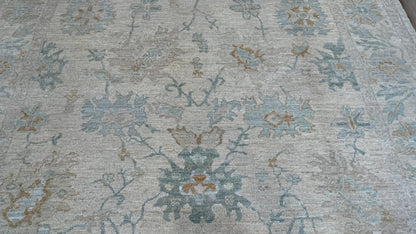 Floral Oushak 8'2"x9'7" - Wooden Looms Rug Gallery