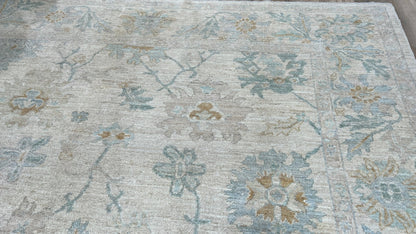 Floral Oushak 8'2"x9'7" - Wooden Looms Rug Gallery