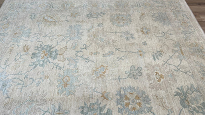Floral Oushak 8'2"x9'7" - Wooden Looms Rug Gallery