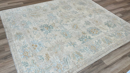 Floral Oushak 8'2"x9'7" - Wooden Looms Rug Gallery