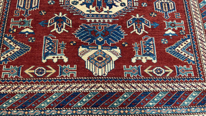 Geometric Kazak 5'2"x6'1"