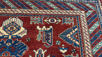 Geometric Kazak 5'2"x6'1"