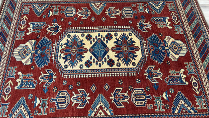 Geometric Kazak 5'2"x6'1"