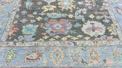 Floral Oushak 7'11"x10'1" Area Rug