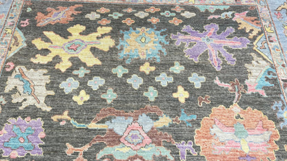 Floral Oushak 7'11"x10'1" Area Rug