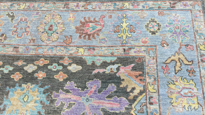 Floral Oushak 7'11"x10'1" Area Rug