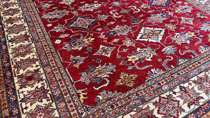 Transitional Kazak 9'x11'7" - Wooden Looms Rug Gallery