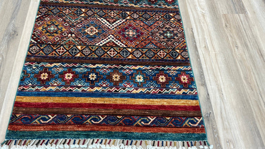 Transitional Khorjin Runner 2'7"x10'
