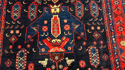 Persian Lori Runner 5'1"x10'10" Area Rug