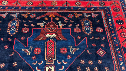 Persian Lori Runner 5'1"x10'10" Area Rug