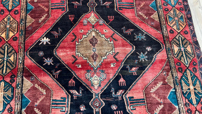 Persian Hamadan Runner 5'x10'1" Area Rug