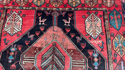 Persian Hamadan Runner 5'x10'1" Area Rug