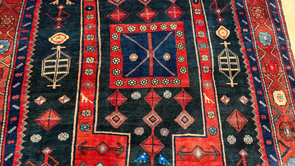 Persian Lori Runner 4'5"x9'4" Area Rug