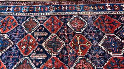 Kurdish Geometric 4'9"x7' Area Rug