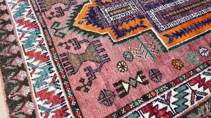Tribal Baluch 3'3"x5' Area Rug