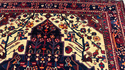 Persian Zanjan Runner 5'8"x 11" Area Rug