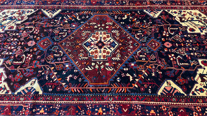 Persian Zanjan Runner 5'8"x 11" Area Rug