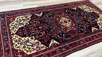 Persian Zanjan Runner 5'8"x 11" Area Rug