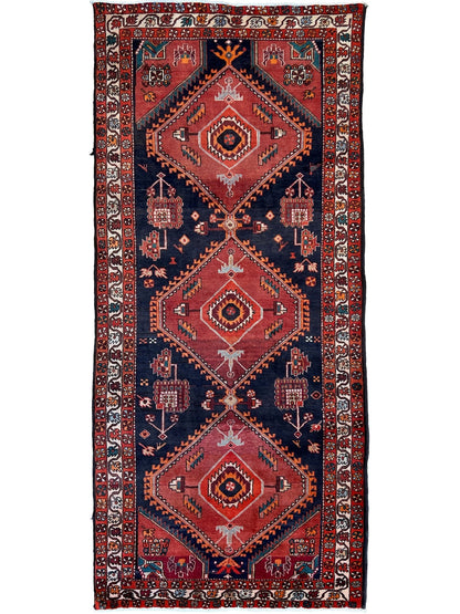 Persian Lori Runner 5'2"x11'4" Area Rug
