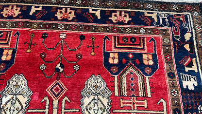 Persian Hamadan 5'2"x9' Area Rug