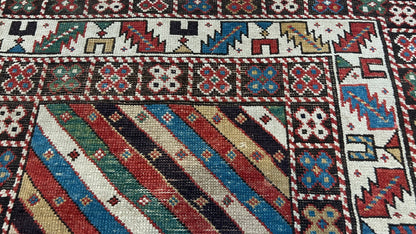 Caucasian Gendge 3'5"x5'11" Area Rug