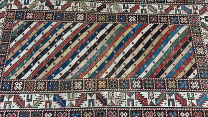 Caucasian Gendge 3'5"x5'11" Area Rug