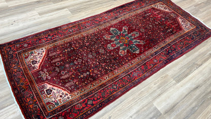 Persian Zanjan Runner 4'3"x9'7" Area Rug