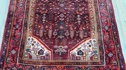 Persian Zanjan Runner 4'3"x9'7" Area Rug