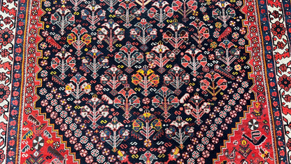 Persian Qashqai 4'3"x6'1" Area Rug