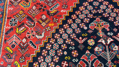 Persian Qashqai 4'3"x6'1" Area Rug