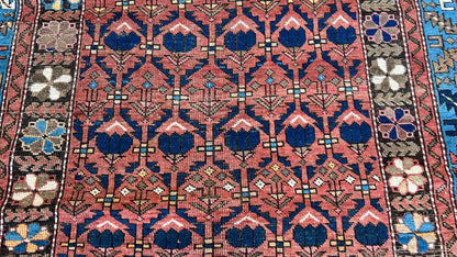 Caucasian Dagestan 3'10"x5'3" Area Rug