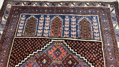 Tribal Baluch 2'8"x4'3" Area Rug